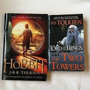 ✨🧝‍♂️✨ The Lord of the Rings 2 Book Bundle…JRR TOLKIEN Pre-owned EUC
